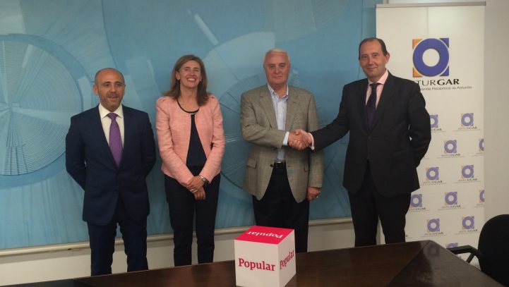 Asturgar, Banco Popular y Federación Asturiana de Comercio se unen para mejorar la financiación de pymes y autónomos